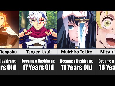 What Age Did The Hashira Become Hashira in Demon Slayer