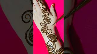 New 2025 arabic backhand mehndi design | easy mehandi #shorts #short #mehndi #mehandi #mehndidesign