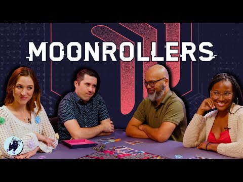 Moonrakers + dice + friends = | We play Moonrollers! | Push-your-luck in space | Board game play