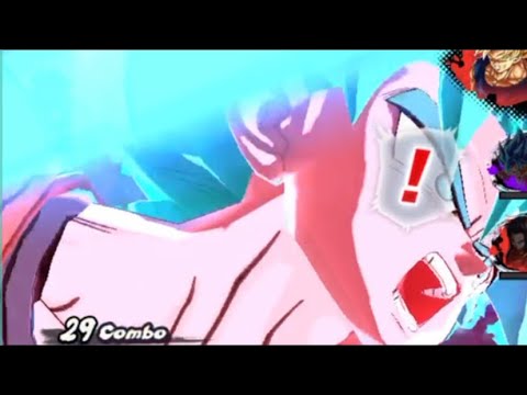 Destroying bots with ultra blue kaioken