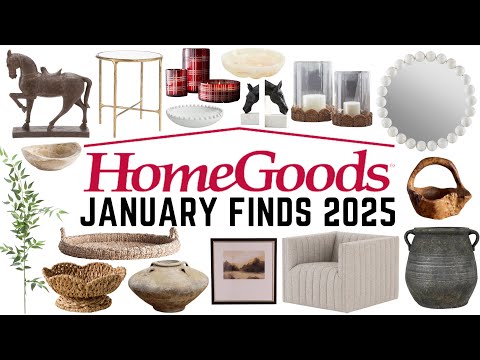 HOMEGOODS BEST OF MONTH OF JANUARY || 2025 ||