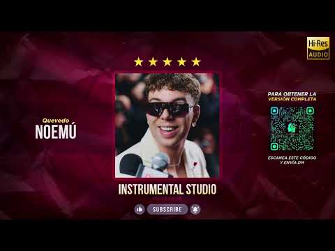 NOEMÚ - Quevedo  🎶 INSTRUMENTAL STUDIO (Filtrar IA)