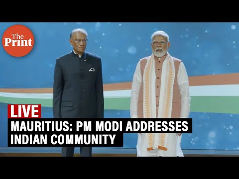 LIVE: PM Modi attends community programme in Mauritius