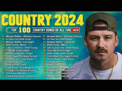 Morgan Wallen, Luke Combs, Luke Bryan,Chris Stapleton,Brett Young,Kane Brown - Top Country Song 2024