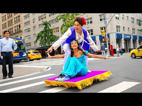 Aladdin Magic Carpet Prank in NYC