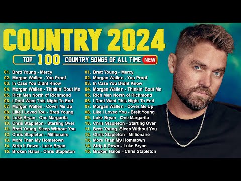 Country Music 2024 - Brett Young, Morgan Wallen, Jason Aldean, Luke Bryan, Luke Combs, Kane Brown