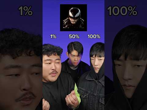 1% vs 50% vs 100% #beatbox #tiktok