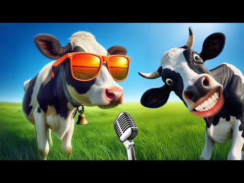 FUNNY COW DANCE 2│Cow Song & Cow Videos 2024 | By twiddlie | funny dancing cow | gay | cow music