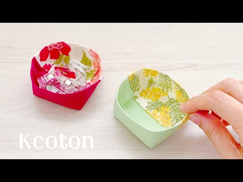 Two-tone color [How to make a small item holder]