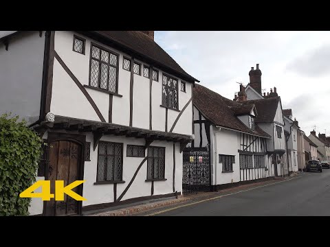 Hadleigh, Suffolk Walk: Town Centre【4K】