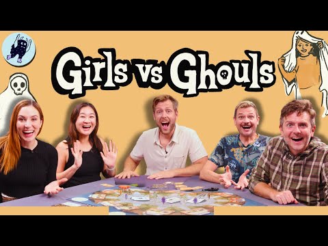 Girls Vs Ghouls Playthrough | New Kickstarter Board Game!