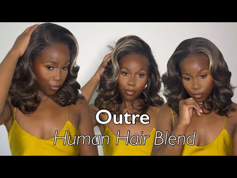 $40 HUMAN HAIR CLOSURE?? | Outre Human Hair Blend 16-inch | Taylor Loraine