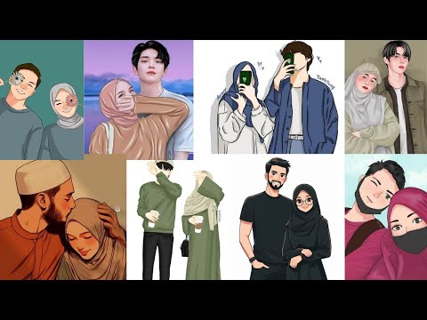 Couple photo pose wallpaper ❤️🥀। Viral cartoon couple image 💕