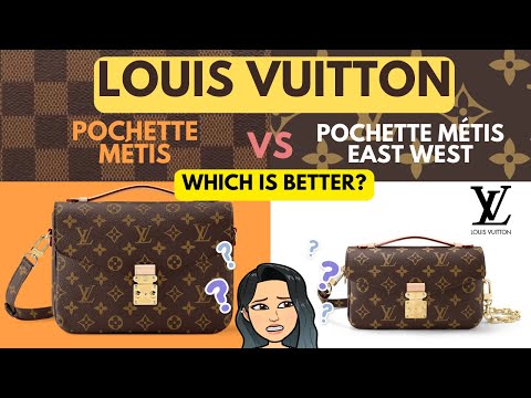 LOUIS VUITTON Pochette Metis vs Pochette Métis East West 🥰❣💓 Which Metis handbag is better? LV Metis