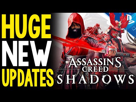 Huge Assassin's Creed Shadows UPDATES! 30 to 40 Hours for Main Story, PS5/PS5 Pro Performance + More