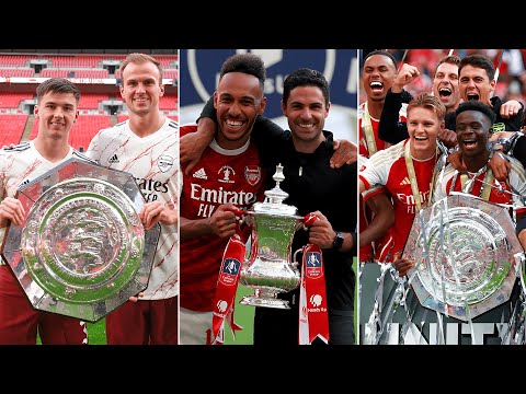 3 Times Arsenal Won Trophies Under Mikel Arteta