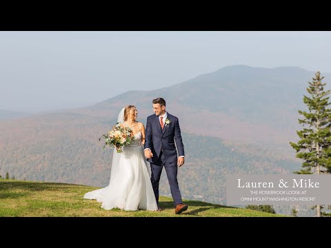 Lauren + Mike's Fall Mount Washington Wedding at Crystal Hills at the Rosebrook Lodge Film Trailer