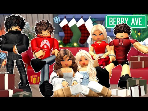 COZY WINTER CABIN WITH FRIENDS! SECRET SANTA GIFT EXCHANGE *VOICED* BERRY AVENUE