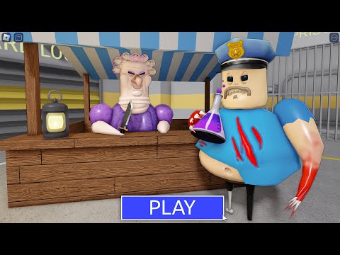 GRAN POISONED BARRY INTO a MUTANT? in PRISON RUN #Obby #roblox