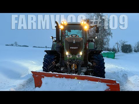 FARMVlog #109 - Prohrnování Bílého Kujevstva 😆😆| Zima 2023 | FENDT 828