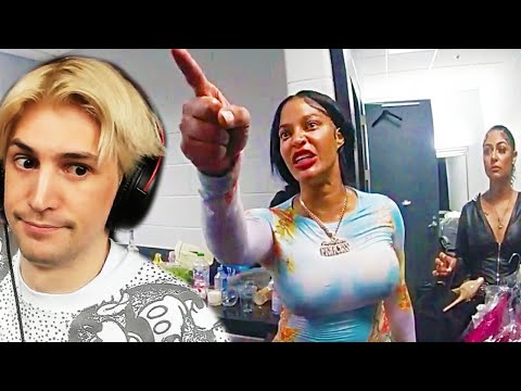 Reality TV Star Attacks Police Backstage | xQc Reacts