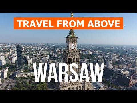 Warsaw from above | Drone video in 4k | Poland, Warsaw city from the air