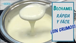 How to make BECHAMEL, EASY and QUICK 😍Bechamel sauce for LASAÑA | How to make béchamel sauce