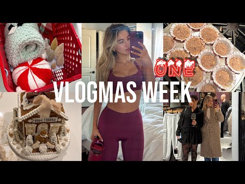 VLOGMAS WEEK ONE ❥ shopping, decorating, baking & seeing Wicked !