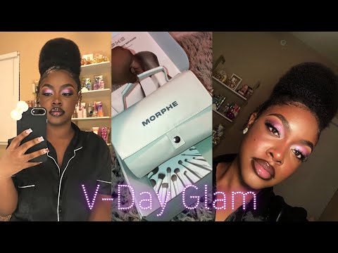 Chit-Chat V-Day Glam | TESTING OUT MORPHE PRODUCTS