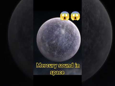 what does mercury sound like 😯 #shorts #space #mercury #universe #planet