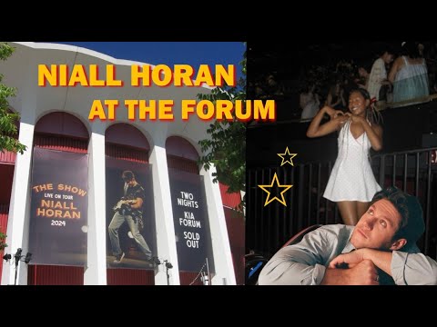 welcome to the show...NIALL HORAN LIVE AT THE FORUM (concert vlog)