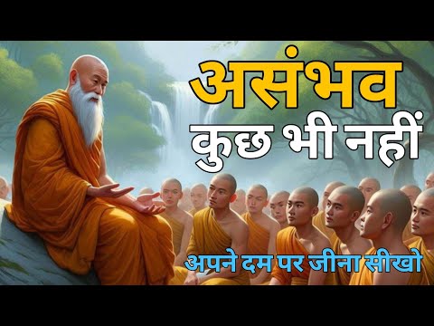 Buddhist Story: असंभव कुछ भी नही | खुद को बदलने के अद्भुत तरीके| Buddhist Motivation Video