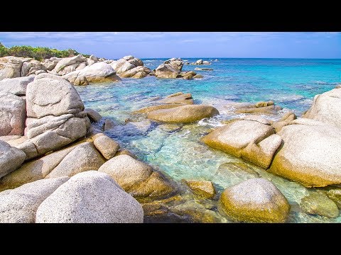 Amazing Waves on a Sardinian Beach (Italy) - Relaxing Nature Sounds Background