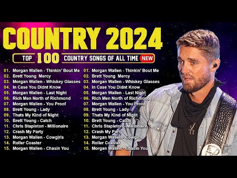 Brett Young, Morgan Wallen, Kane Brown, Luke Bryan, Luke Combs, Chris Stapleton - Country Music 2024