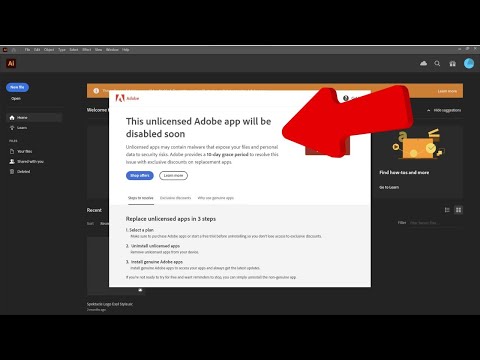 How to FIX This Unlicensed Adobe App Has Been Disabled