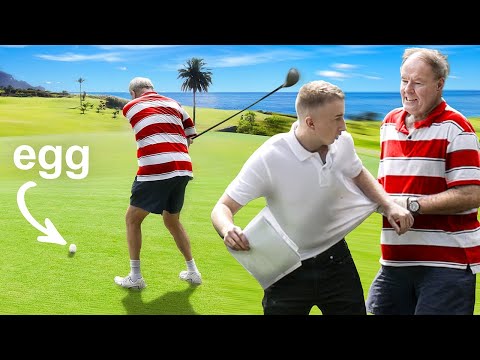 I Replaced Pro Golfers Balls With Eggs (PRANK)