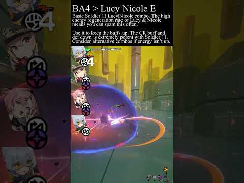 8 BA4 Lucy E Nicole E #zenlesszonezero #soldier11 #guide #tips #tricks #lucy # nicole #rotation