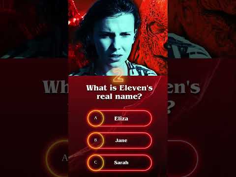 #shorts The ULTIMATE Quiz For Stranger Things Fans | Netflix