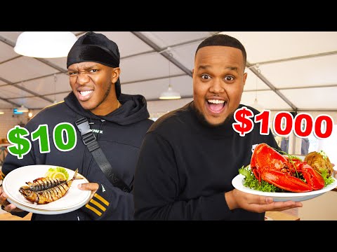 £10 vs £1000 SEAFOOD Ft KSI