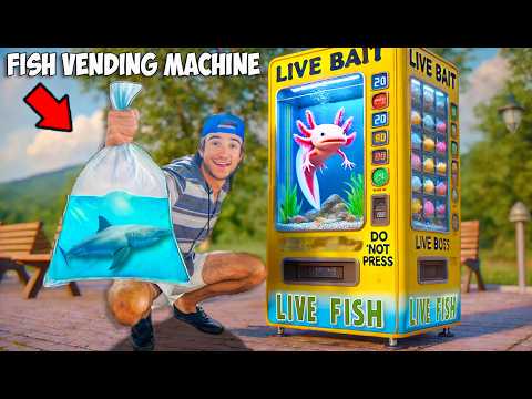 Buying Every Fish From the Live Fish Vending Machine... *deadly fish*