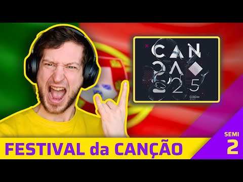 PORTUGAL: Festival da Canção 2025 semi 2 REACTION