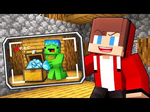 JJ Use Cameras To Troll Mikey in Minecraft (Maizen)