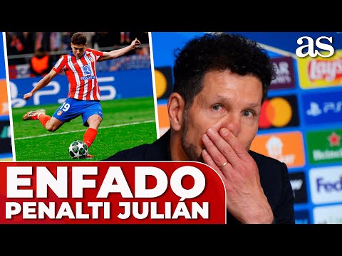 Historia de los derbis: SIMEONE preguntando A GRITOS a la prensa si JULIÁN ALVAREZ la toca dos veces