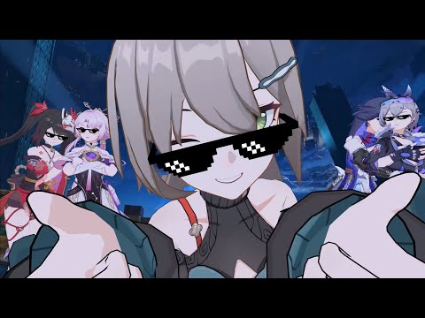 D4DJ but its Honkai star rail quantam girls [60fps]