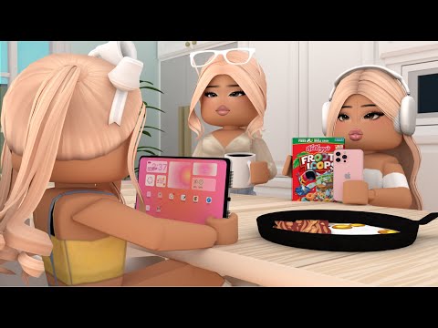 OUR FAMILY SPRING MORNING ROUTINE! *THE KIDS HAVE A FIGHT?* Roblox Bloxburg Voiced Roleplay