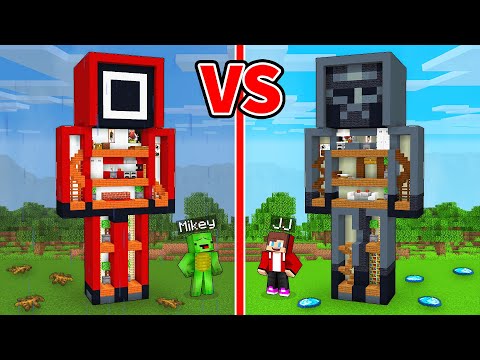 JJ and Mikey: SQUID GAME 2 Statue Battle in Minecraft - Maizen