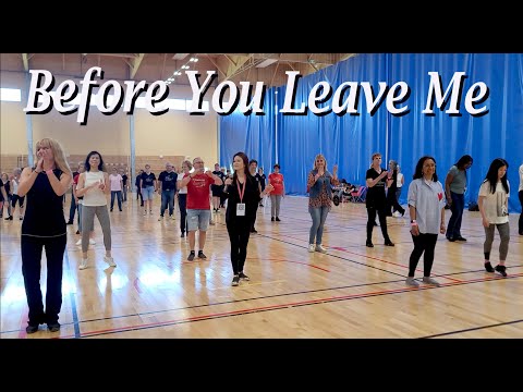 BEFORE YOU LEAVE ME - INTERMEDIATE LINEDANCE (Jef Camps & Grace David)