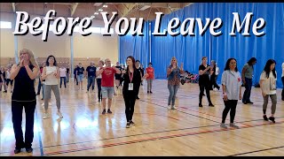 BEFORE YOU LEAVE ME - INTERMEDIATE LINEDANCE (Jef Camps & Grace David)