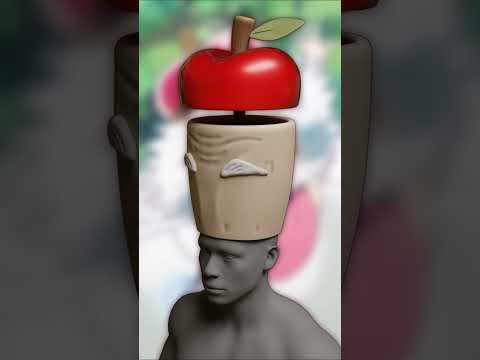 VEGAPUNK COSPLAY APPLE HEAD