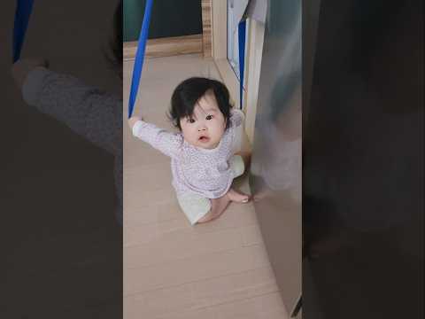 주방에서 혼자놀기#육아 #아기 #육아일기 #육아브이로그 #9개월아기 #baby #도담지안